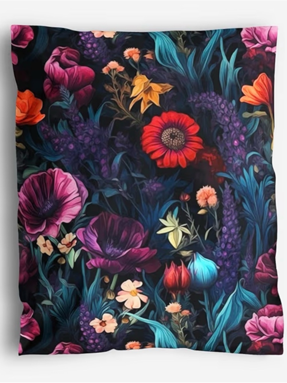 Midnight Floral 20 Pack Poly Mailers 10 x 13 Inch Waterproof Non-Padded